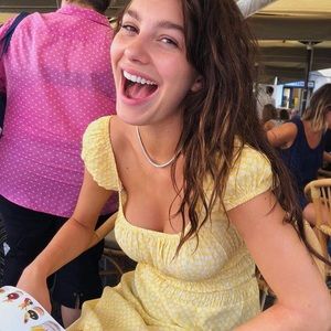 Yellow and white WITH JEAN dress